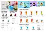 饮料 价目表 奶茶 夏季 清新