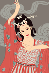 中国传统文化之汉服服饰古装女子