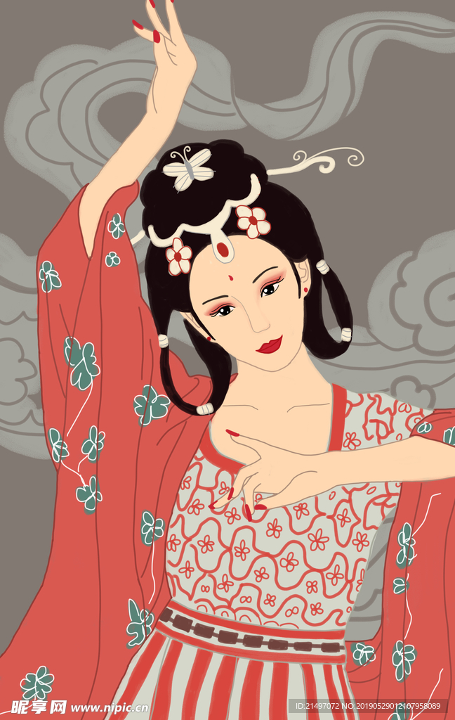 中国传统文化之汉服服饰古装女子