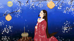 古风美女插画