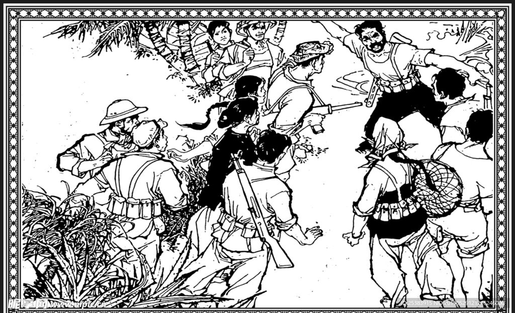 侦察员汇报战况