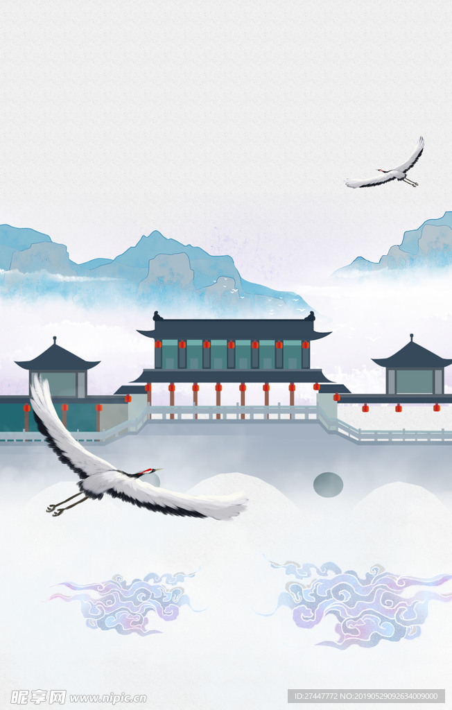 中式背景