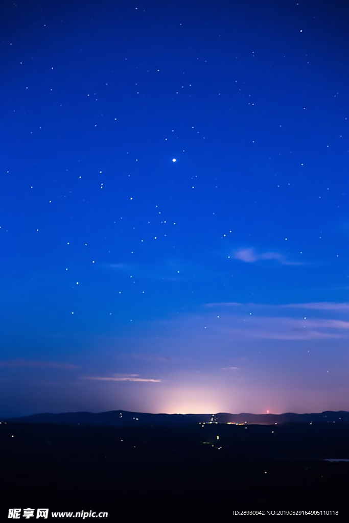 夜景天空