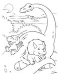 简笔画图片 恐龙