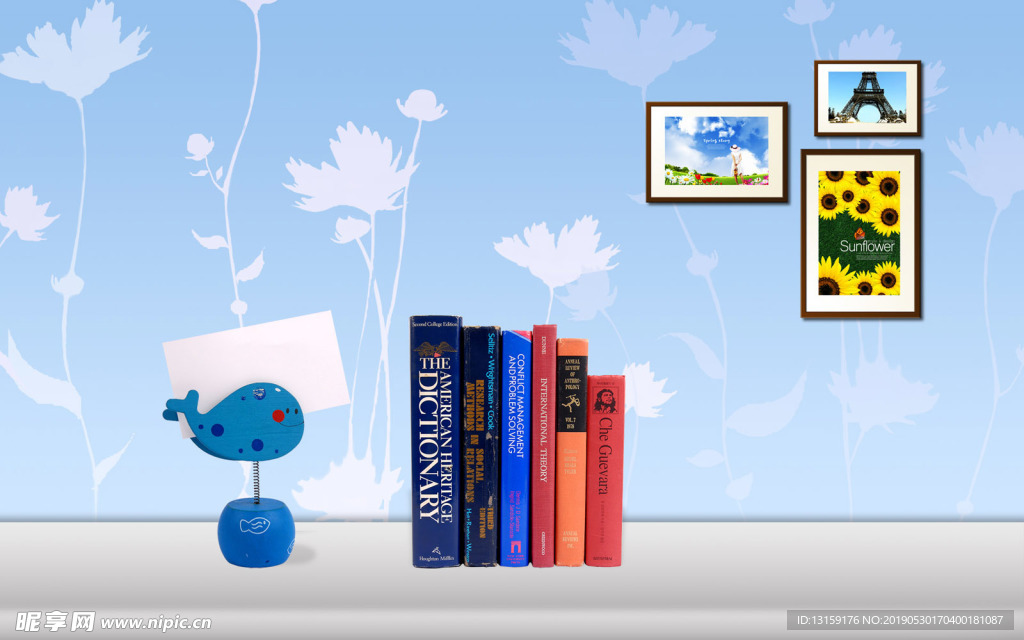 写字台合成桌面