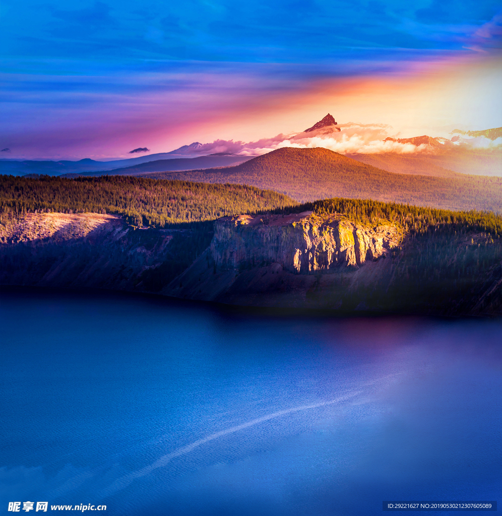 绚丽色彩风景