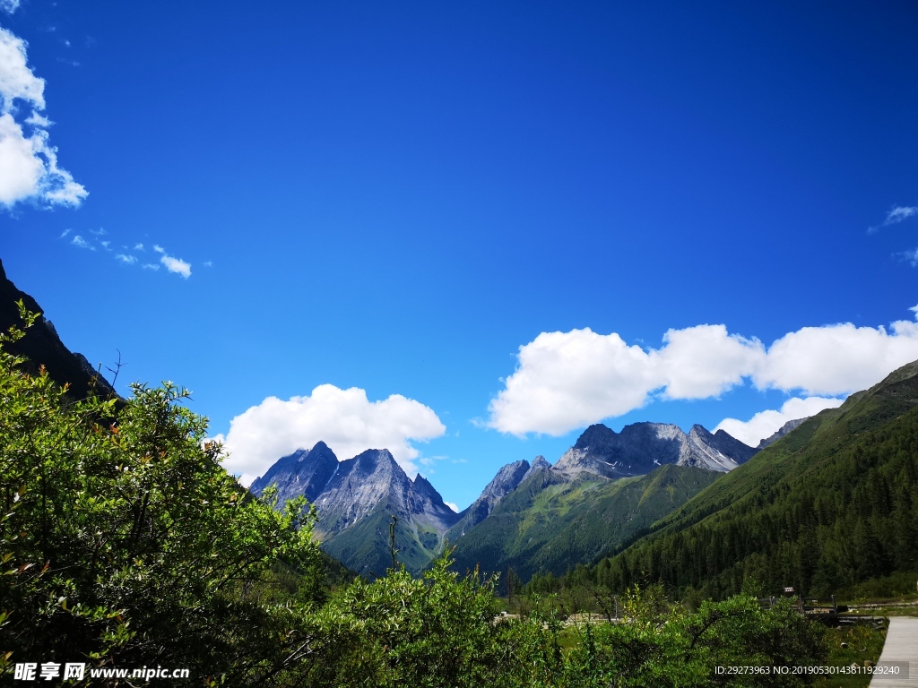 夏日雪山