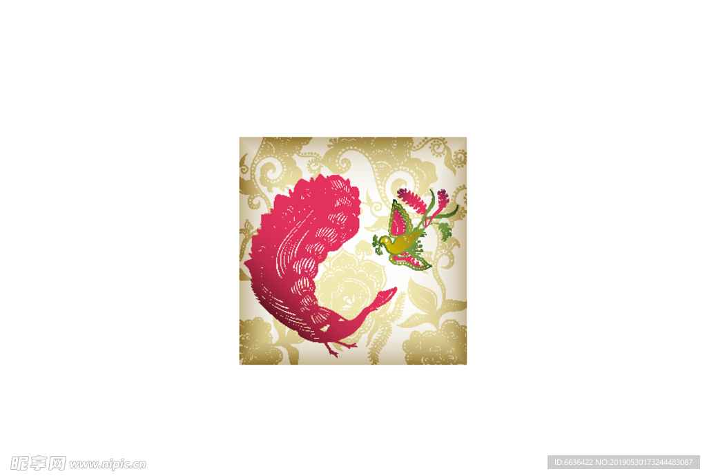 花朵 古典 花纹 时尚 底纹