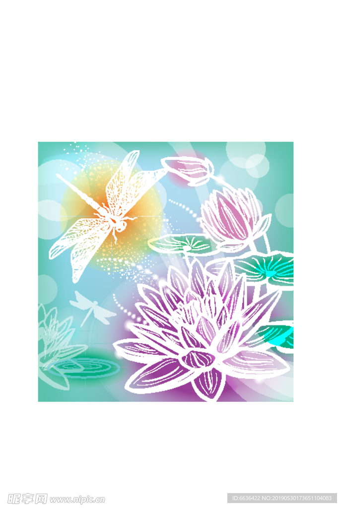 花朵 花纹  时尚 底纹 树叶