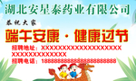 端午安康健康过节药业粽子龙舟图