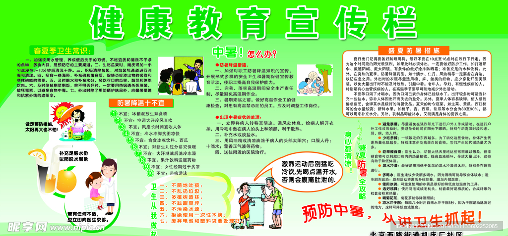 健康教育宣传栏