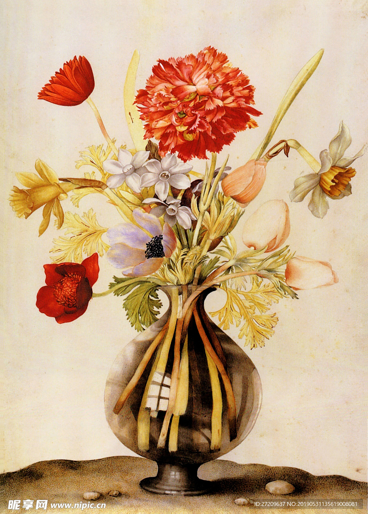欧式风格装饰花画