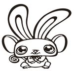简笔画兔子