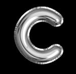 铝箔 气球 英文 字母 C