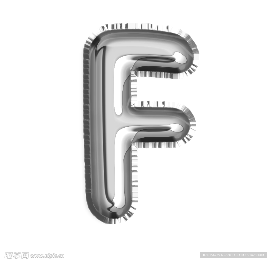 铝箔 气球 英文 字母 F