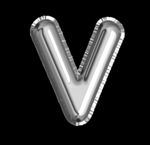 铝箔 气球 英文 字母 V