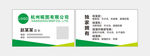 绿色名片