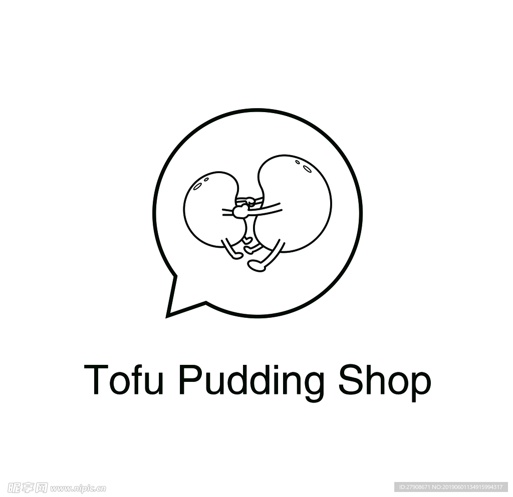 布丁豆乳logo