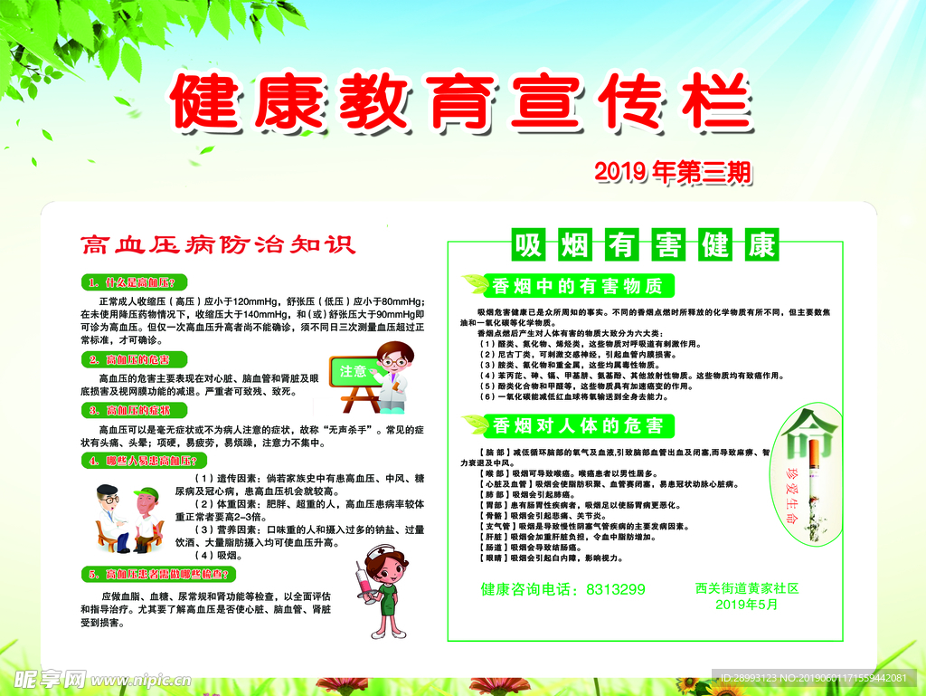 健康教育宣传栏