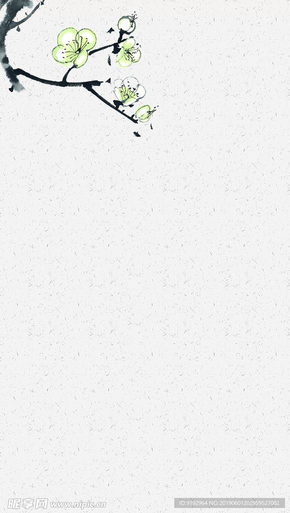 水墨梅花