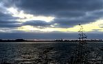 奥克兰海滨黄昏风景