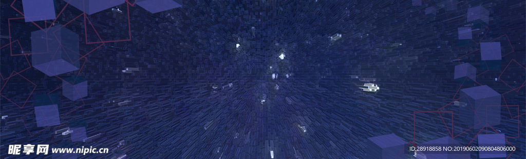 蓝色科技背景