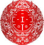 喜字剪纸