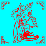 花卉剪纸