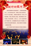 放河灯民俗展板