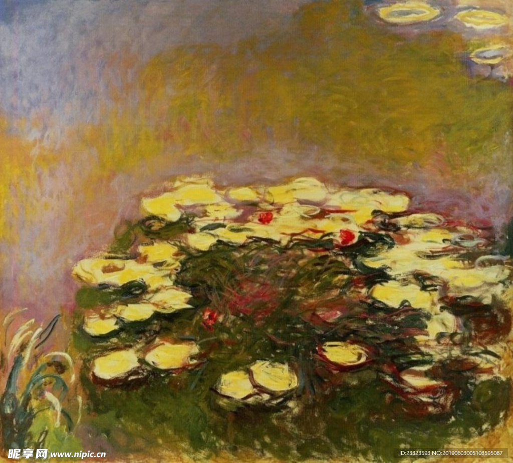 莫奈油画