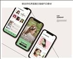 移动手机界面展示海报素材