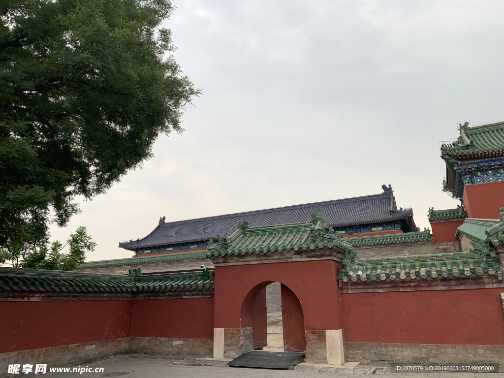 天坛 城墙  古建筑