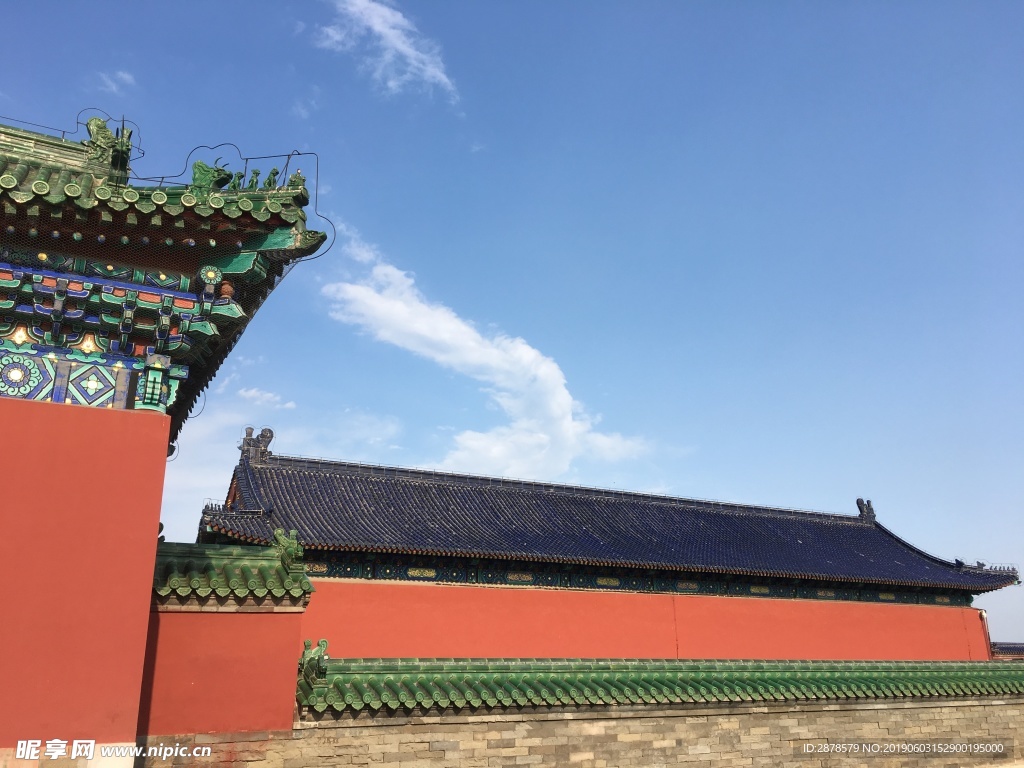 天坛 城墙  古建筑