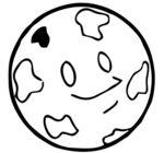 简笔画地球2