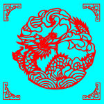 龙剪纸