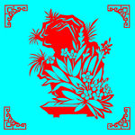 花卉剪纸