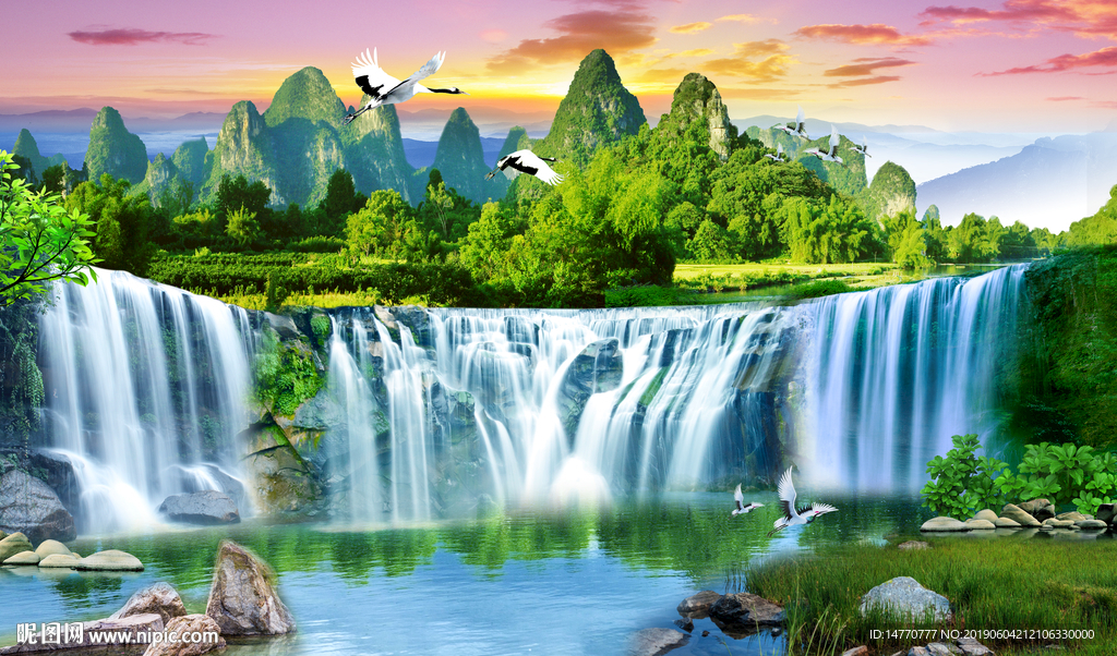 山水风景图