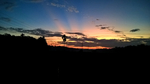 夕阳下天空