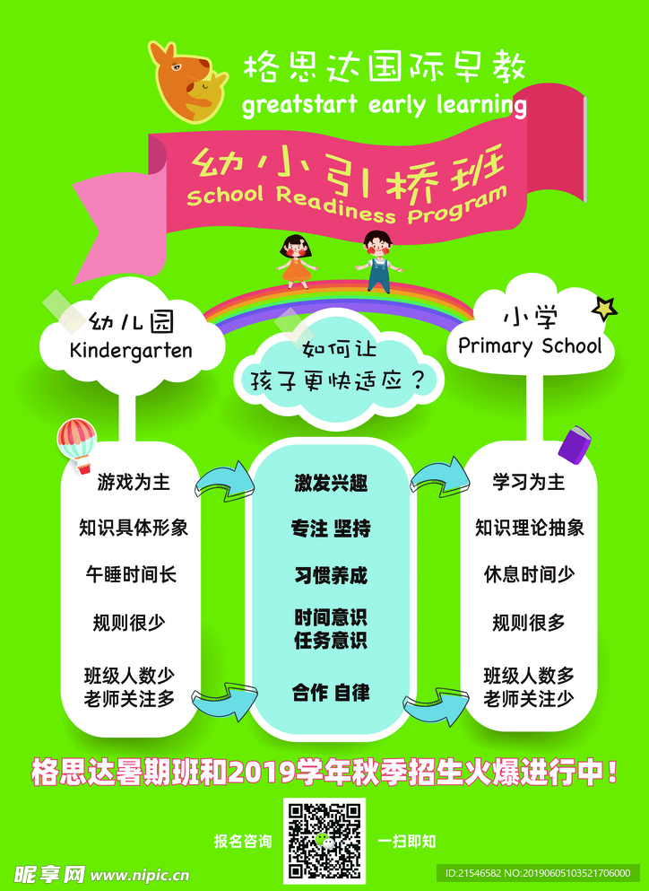 格思达国际早教中心幼小引桥班