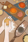 中秋节插画海报