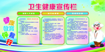 卫生健康宣传栏