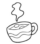 简笔画茶杯