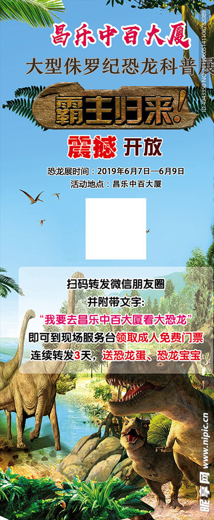 恐龙展展架