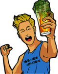 嗨皮的人  夏日  啤酒 喝酒