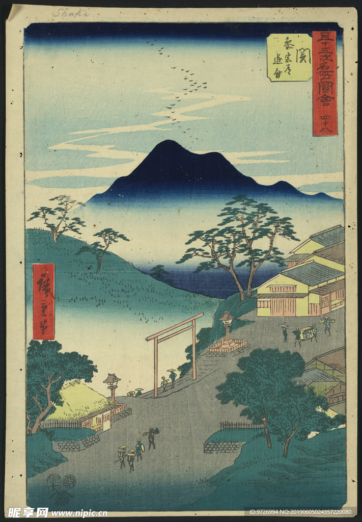 安腾广重浮世绘作品