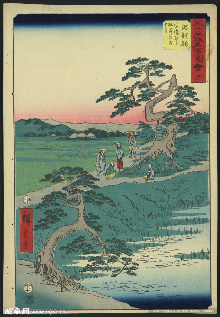 安腾广重浮世绘作品