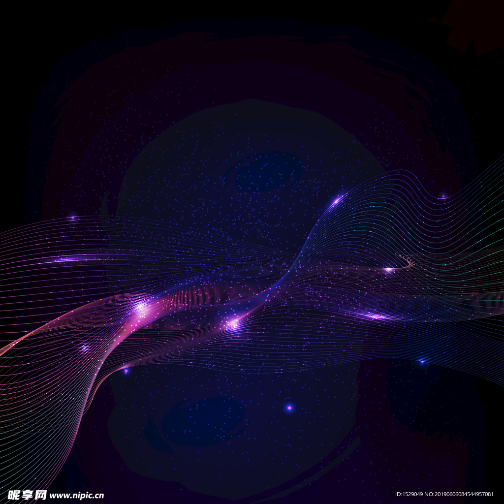 梦幻曲线背景