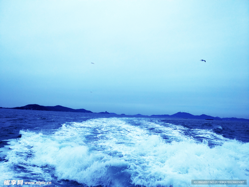 夕阳 海边 大海 海阔天空 海