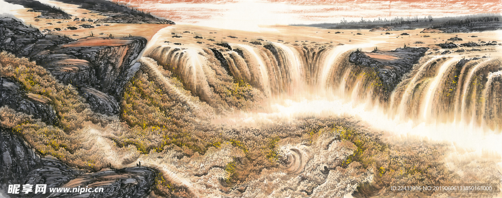 山水画 国画 水墨画