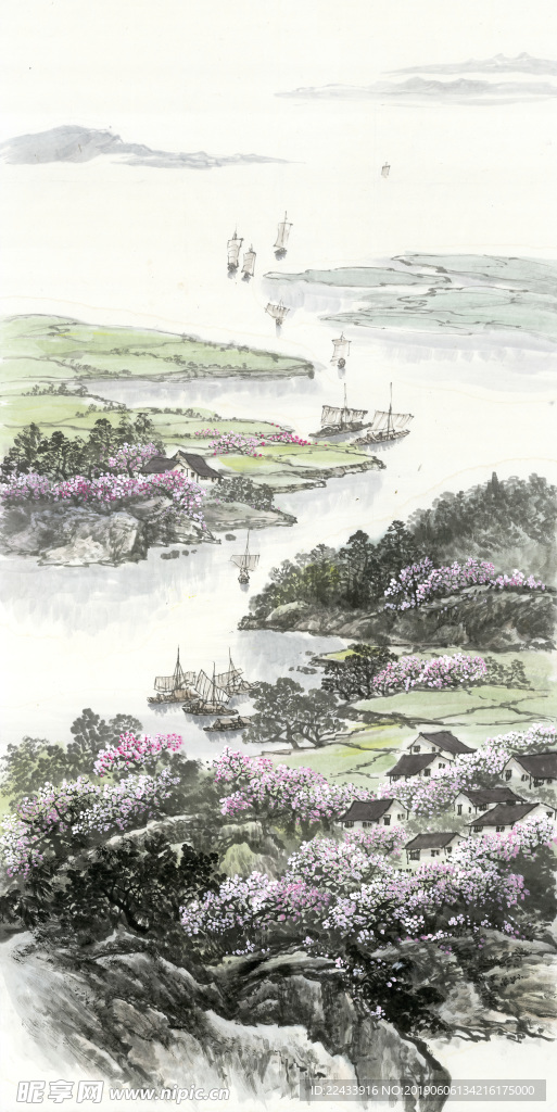 山水画 国画 水墨画
